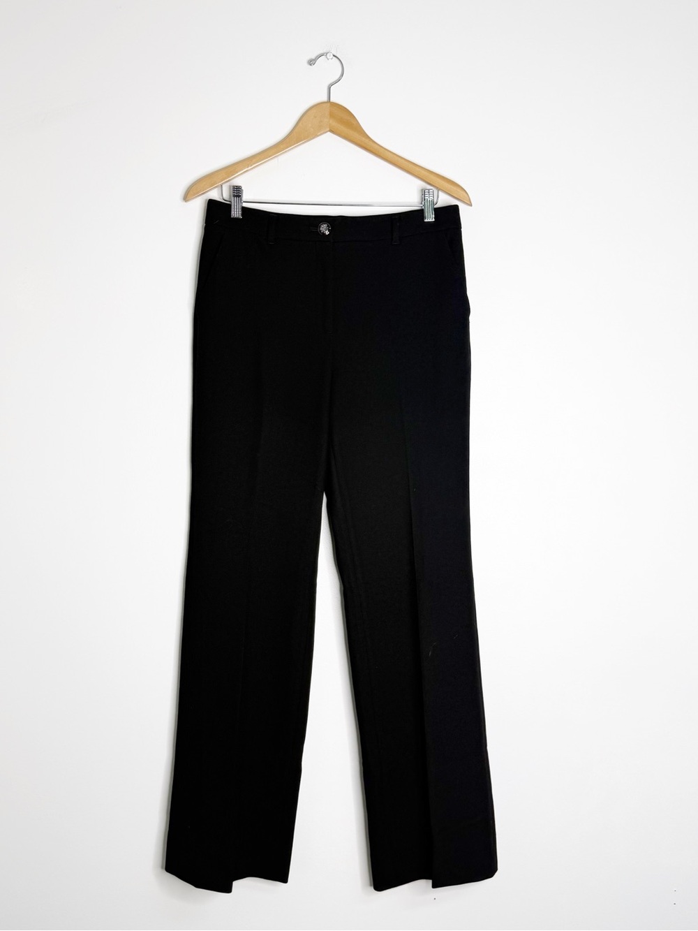 White House Black Market The Trouser Black Pants Size 8 Bootcut Stretch